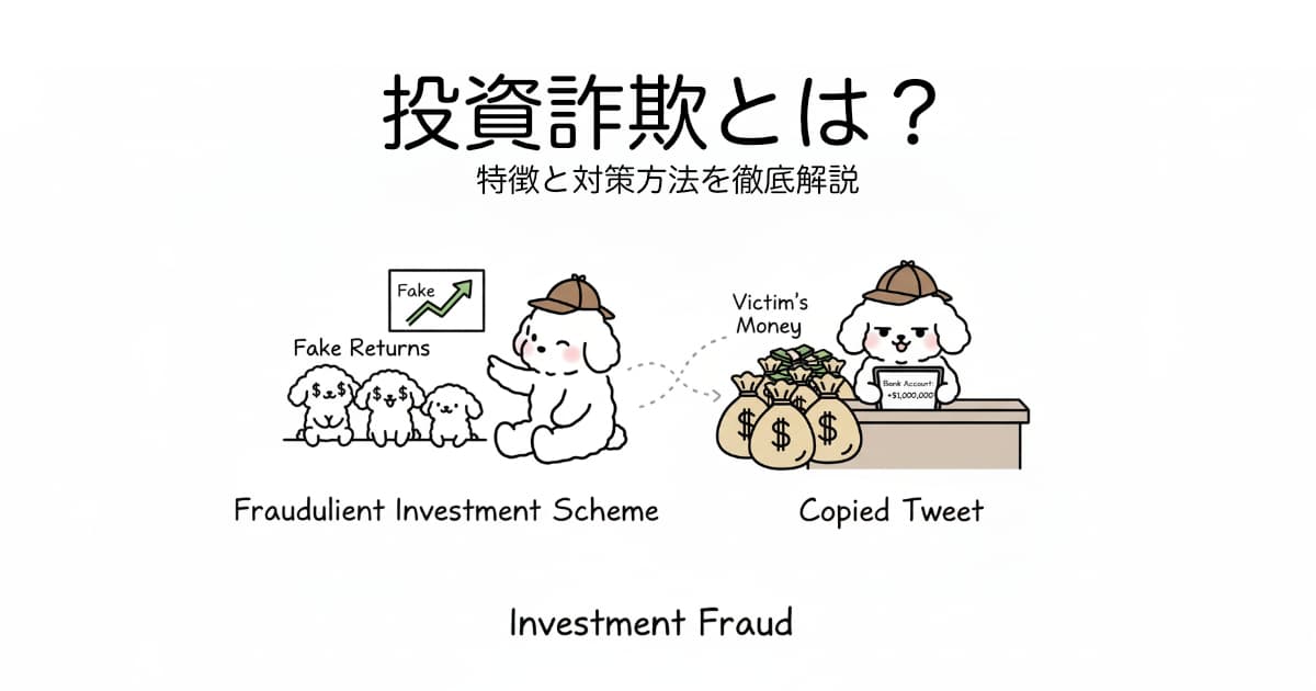 投資詐欺 フィッシング詐欺 見分け方 対策